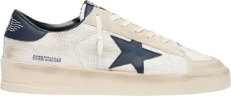 Golden Goose Blue Leather Stardan Sneakers