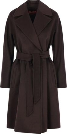 Max Mara Ravenna Coat - Coats - Mujer - Marr&oacute;n - S