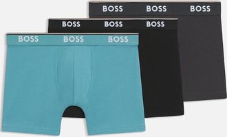 HUGO BOSS Mens 3 Pack of Power Boxer Briefs - Multi - Size: 32/30/31