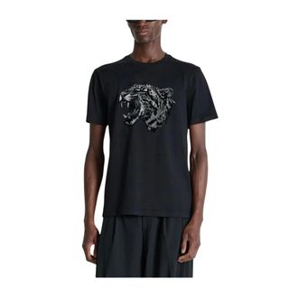 Antony Morato Tops, Heren, Zwart, 2Xl, Katoen, Regular Fit Logo T-Shirt
