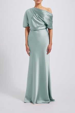 Amsale The Slouch Dress in Jade at Nordstrom, Size 0