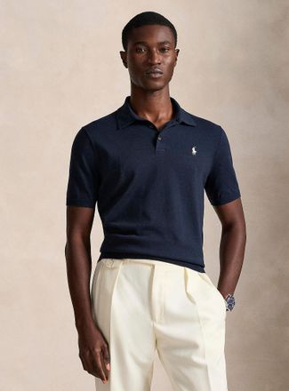 Polo Ralph Lauren Polo Shirt Ralph Lauren - Mens 100% cotton fine-knit Polo Shirt