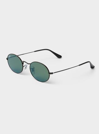 Ray-Ban Metallic oval sunglasses
