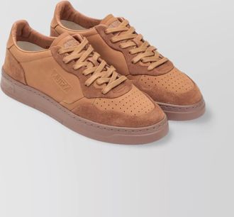 Autry leather and suede low-top sneakers