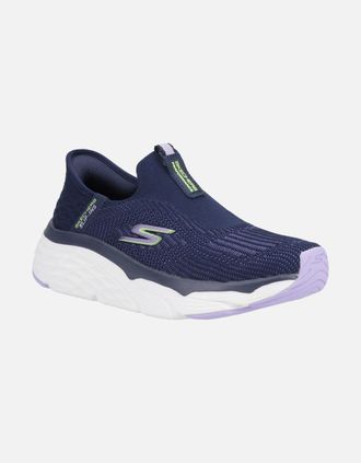 Skechers Womens Skechers Womens Max Cushioning - Smooth 128571-NVLV Navy/Lavender Slip On Shoes - Size: 7