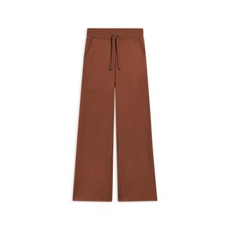 Freddy Pantaloni donna wide leg con dettagli micro-trecce