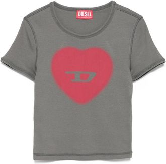 Diesel T-shirt T-Ele con stampa - Grigio
