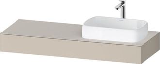 Duravit Duravit - Consola Qatego, 1400x550x170mm, Con Recorte A La Derecha