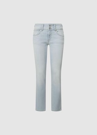 Pepe Jeans London Slim-fit-Jeans »SLIM JEANS LW« mit doppeltem Knopfverschluss
