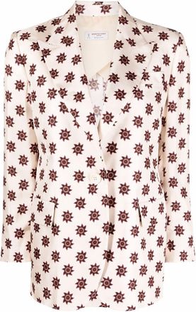 Alberto Biani Blazer con motivo geometrico - Toni neutri