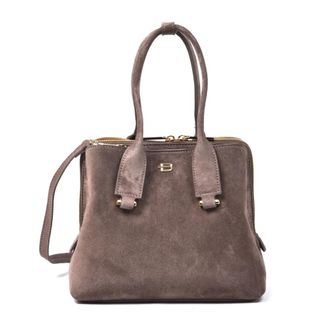 Baldinini Handtas met handvat van su&egrave;de - Dames - Handtassen - Bruin - ONE Size - Su&egrave;de - Tassen