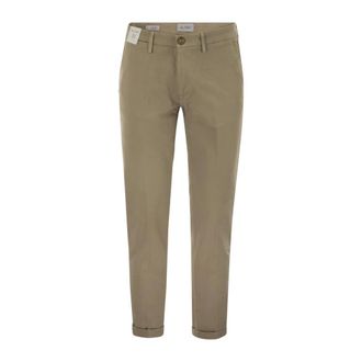 Re-hash Pantalones Chinos de Corte Entallado - Trousers - Hombre - Beige - W33