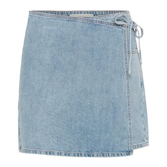 Kaffe KAjordi Denim Skort - Dames - Korte broeken - Blauw - Maat: XS Denim