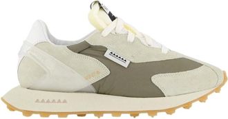 RUN OF Schoenen, Dames, Groen, 37 EU, Groene Genesis Sneaker voor vrouwen