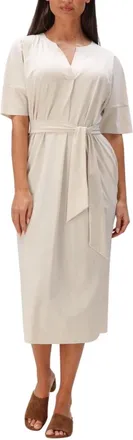 JapanTKY Japan Tky, Kleedjes, Dames, Beige, S, Gero Midi Jurk
