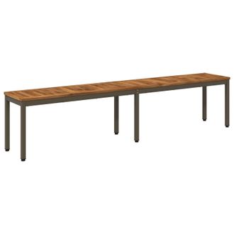 vidaXL Vidaxl Panchina Da Giardino 201 X 35 X 45 Cm Legno Di Acacia