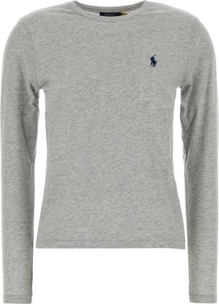 Polo Ralph Lauren Light Grey Cotton T Shirt