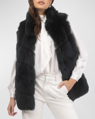 Gorski Reversible Merinillo Lamb Shearling Vest