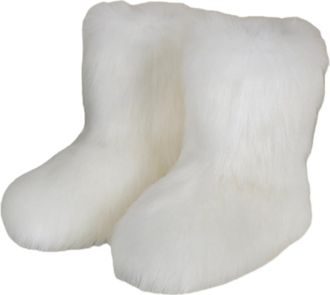 Generic Womens Faux Fur Boots, Fluffy Mid-Calf Boots, Sexy Yet Cute And Stylish, Comfortable Outdoor Flat Shoes, Warm In Winter