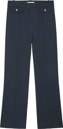 Frame Denim Womens Sculpted Seam Reboot Trouser In Navy