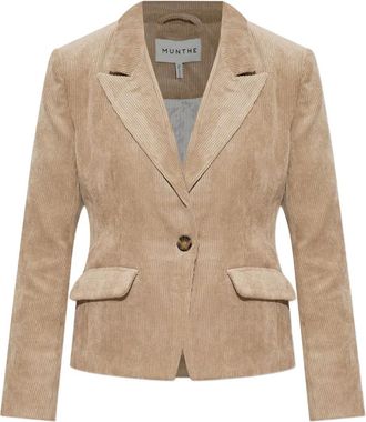 Munthe Blazer monopetto a coste - Toni neutri