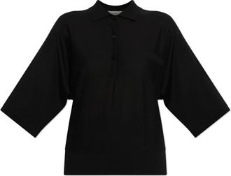 Lisa Yang Norie Cashmere Polo - Knitwear - Mujer - Negro - XS