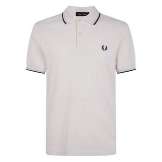 Fred Perry Twin Tipped Classic Polo Shirt - Tops - Hombre - Beige - L