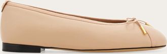 Ferragamo Women Ballet flat with bow detail Pink Size 10.5