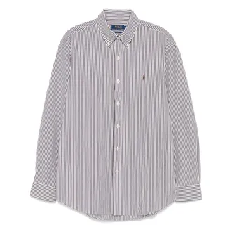 Polo Ralph Lauren Heren, Overhemden, Bruin, Maat: XL Katoen