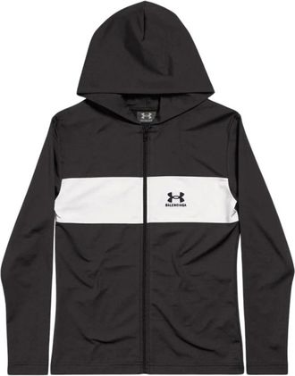 Balenciaga Colorblock Ritsjack - Heren - Vesten met rits - Zwart - XL - Polyester - Hoodies & sweatvesten