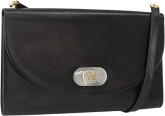 Dior Pre-owned Cross Body Bags, female, Black, Size: ONE SIZE Pre-owned Vintage Shoulder Bag