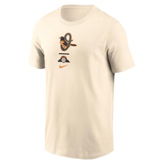 Nike Baltimore Orioles City Connect 2-Hit Nike Mens MLB T-Shirt in Brown | N19915AOLE-V0M