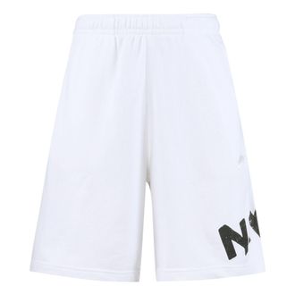 Nike Printing Casual Sports Breathable Shorts White CZ9931-100