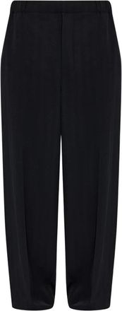 Jacquemus GIO Wolle Broek - Heren - Wijde Broeken - Zwart - S - Wol - Broeken