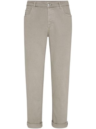 Brunello Cucinelli five-pocket jeans - men - Elastane/Cotton - 54 - Grey