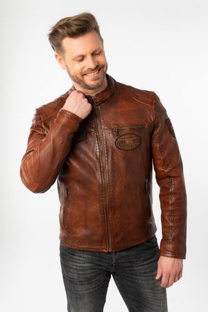 Mauritius Lederjacke MAURITIUS MMKendrik, Herren, Gr. 3XL, whiskey, Obermaterial: 100% Schafsleder. Futter: 100% Baumwolle. &Auml;rmelfutter: 100% Polyester, regular