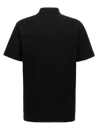 Givenchy Logo-Embroidered Piqu&eacute; Cotton Polo Shirt - Black