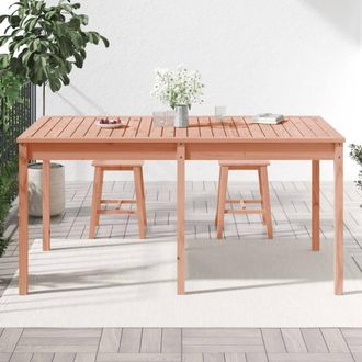 Berkfield Home Garden Table 159.5x82.5x76 cm Solid Wood Douglas in Light Tan