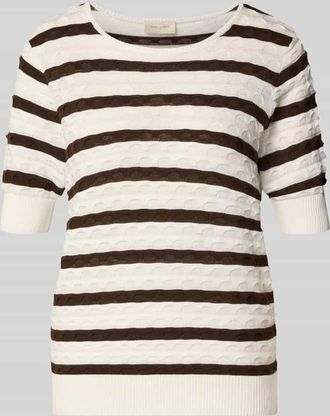 Freequent Strickshirt mit Rundhalsausschnitt Modell Dodo in Hellbraun, Gr&ouml;&szlig;e XXL