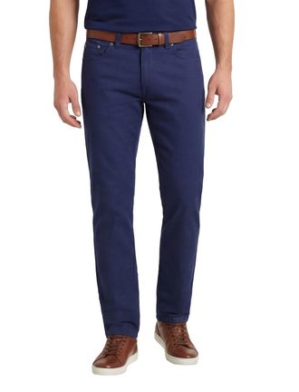 Gardeur slim fit 5-pocket katoen navy