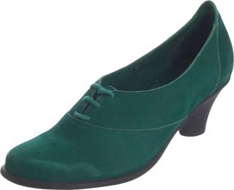 Arche Womens Agada Lace-Up Closed Toe Pumps In Green