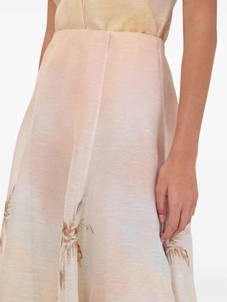 Zimmermann Womens Illuminate Maxi Skirt Ss25 W