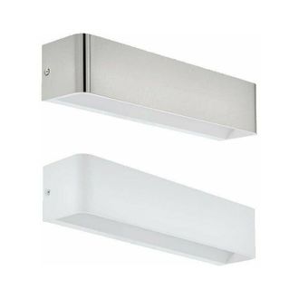 Eglo Applique Led Lampada Parete Illuminazione Interno Alluminio 365cm Sania 4 Eglo Color: Nickel Opaco