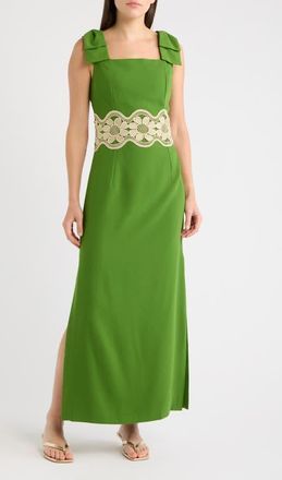 Lilly Pulitzer Gracelin Lace Trim Dress in Oregano at Nordstrom, Size 00