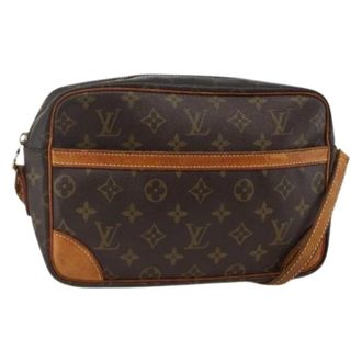 Louis Vuitton Pre-owned Cross Body Bags, female, Brown, Size: ONE SIZE Pre-owned Trocadero 27 Shoulder Bag