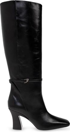 Nodaleto Heeled Boots - Dames - Laarzen met Hak - Zwart - 36 EU - Leer - Schoenen