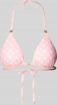Guess Bikini-Oberteil in Triangel-Form Modell SOLEIL in Rosa, Gr&ouml;&szlig;e XL