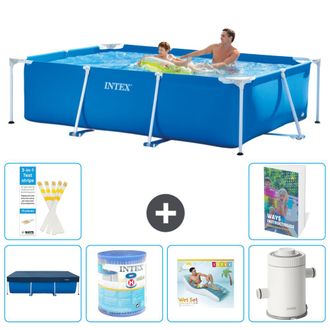 Intex Piscina Con Estructura Rectangular - 260x160x65 Cm - 7-piezas S113