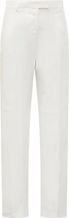 Ferragamo Pantaloni con piega - Bianco