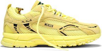 Mercer Amsterdam Monochrome Retro Hardloopschoenen - Dames - Sneakers - Geel - 41 EU - Su&egrave;de - Schoenen